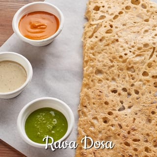 Rava Plain Dosa