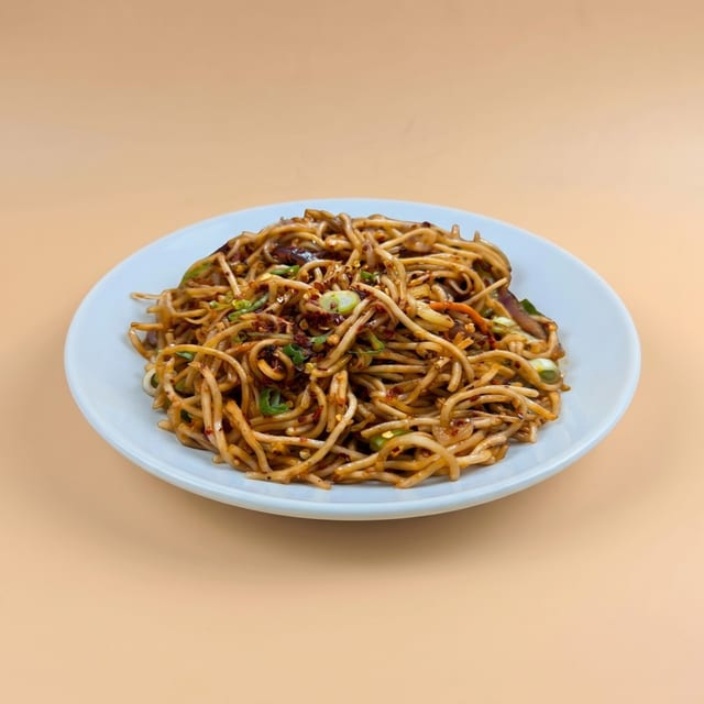 Veg. Chilli Garlic Noodles.