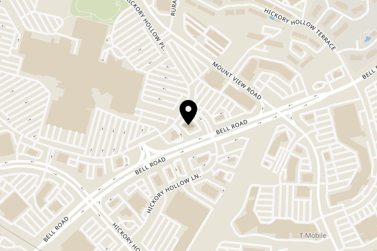 Map showing the location of Honest Indian Vegetarian Restaurant on 923 Bell Rd in Antioch